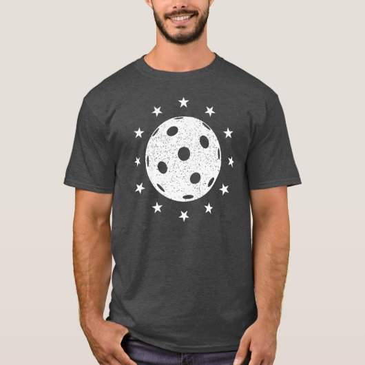Pickleball T-shirt - Alle sterren (Voorkant)