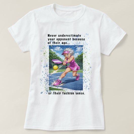 Pickleball T-Shirt for Women (Design voorkant)