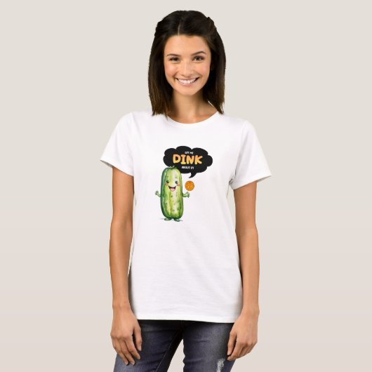 Pickleball T-shirt, Grappig, Schattig Pickleball S T-shirt (Voorkant volledig)