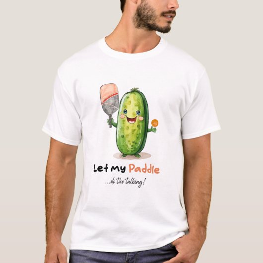 Pickleball T-shirt, Grappig Schattig Pickleball Sh T-shirt (Voorkant)