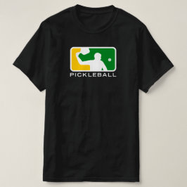 Pickleball T-shirt: Grote Liga (groen/wit) T-shirt