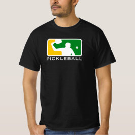 Pickleball T-shirt: Grote Liga (groen/wit) T-shirt