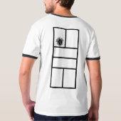 Pickleball T-Shirt - Je bent hier op de rechtbank (Achterkant)