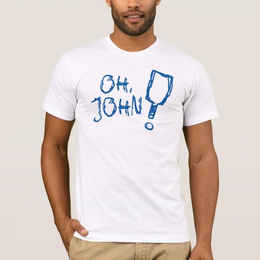 Pickleball T-shirt - Oh John! (Voorkant)
