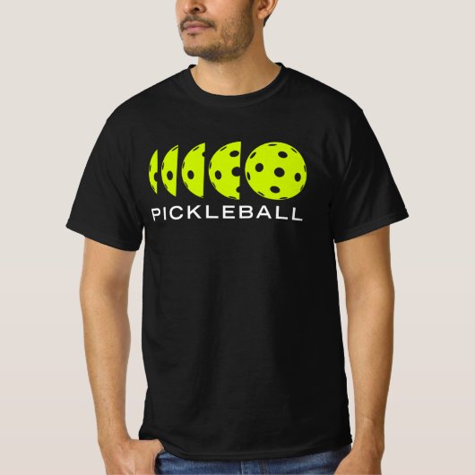 Pickleball T-shirt: Picklebalafmetingen T-shirt (Voorkant)