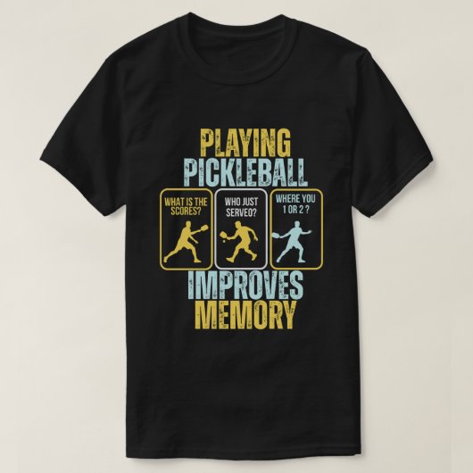 Pickleball T-Shirt - Pickleball Mens Tshirts (Design voorkant)