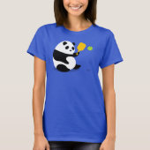 Pickleball T-shirt: "Pickleball Panda" T-shirt (Voorkant)
