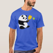 Pickleball T-shirt: "Pickleball Panda" T-shirt (Voorkant)