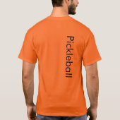 Pickleball T-Shirt Sinaasappel (Achterkant)