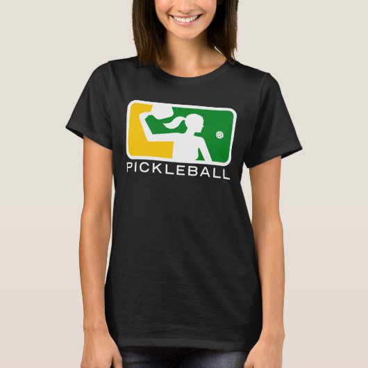 Pickleball T-shirt van de Grote Liga voor vrouwen  (Voorkant)