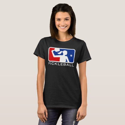 Pickleball T-shirt van de Grote Liga voor vrouwen  (Voorkant volledig)