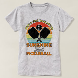 Pickleball T-shirt voor vrouwen Zonneschijn & Pick