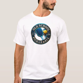 Pickleball T-shirts Old School Pickleball merk