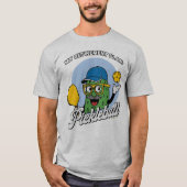 Pickleball T-shirts voor Mannen Pensioenplan (Voorkant)