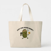 Pickleball-tasje voor één spel meer grote tote bag (Achterkant)
