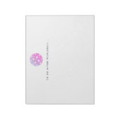 Pickleball te doen na Pickleball speler Notitieblo Notitieblok (Linkerzijde)