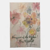 Pickleball Tea Towel Theedoek (Verticaal)