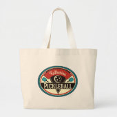 Pickleball Team Bag Grote Tote Bag (Voorkant)