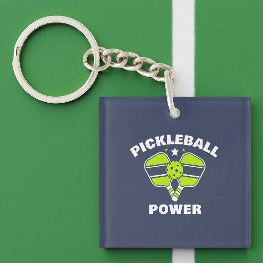 Pickleball Team Custom Sleutelhanger