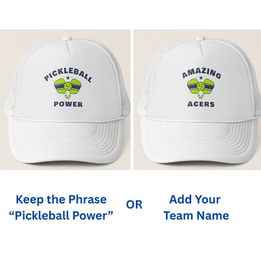 Pickleball Team Custom Trucker Pet