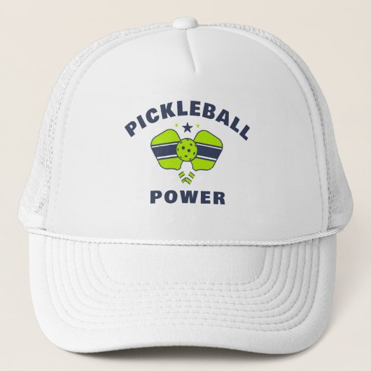 Pickleball Team Custom Trucker Pet (Voorkant)