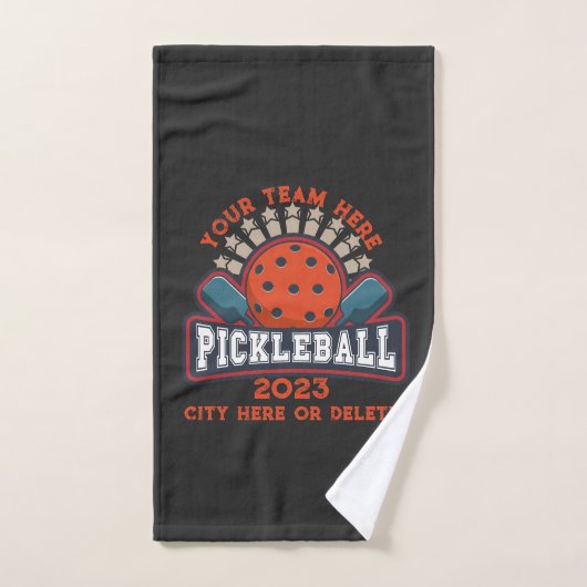 Pickleball-team dat wedstrijdclubtoernooi evenaart handdoek (Handdoek)