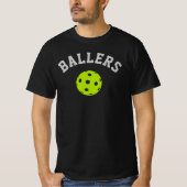 Pickleball Team Jersey "BALLERS" T-shirt (Voorkant)
