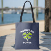 Pickleball Team Naam Aangepast Tote Bag