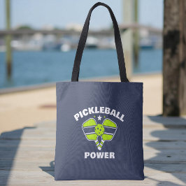 Pickleball Team Naam Aangepast Tote Bag