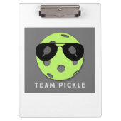 Pickleball "Team Pickle"-klembord Klembord (Voorkant)
