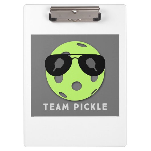 Pickleball "Team Pickle"-klembord Klembord (Voorkant)