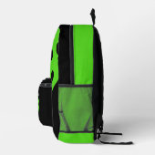 Pickleball Tekening met Aangepaste Sportnaam - lim Bedrukte Rugzak (Rechts)