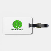 pickleball-tekst op ball green.png bagagelabel (Achterkant horizontaal)