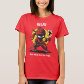 Pickleball The Drop Ninja: stil maar dodelijk T-shirt (Voorkant)