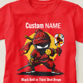 Pickleball The Drop Ninja: stil maar dodelijk T-shirt