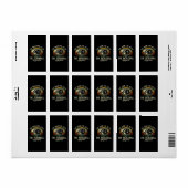 Pickleball- The Man, The Myth, The Legend  Etiket (Full Sheet)