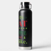 Pickleball thema leuke sporten waterfles (Achterkant)