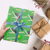 Pickleball Thema Sport Dinken Verjaardagsfeest Cadeaupapier