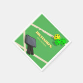 Pickleball Thema Sport Dinken Verjaardagsfeest Servet (Hoek)