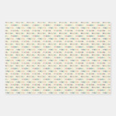 Pickleball Theme met peddels, Wiffle Balls, etc! Inpakpapier Vel (Voorkant 2)