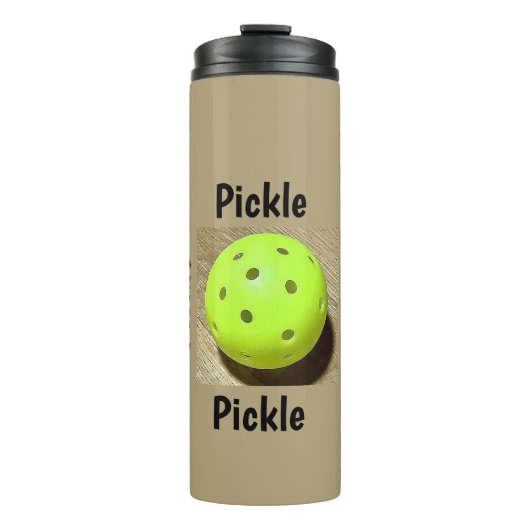 Pickleball thermosbeker (Voorkant)