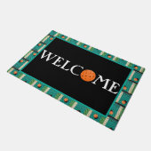 Pickleball 'Til the Streetlights come On! Blauwgro Deurmat (Schuin)