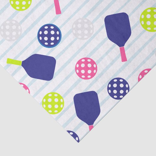 Pickleball Tissuepapier (Detail)