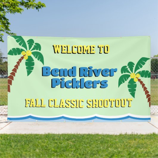 Pickleball Toernooi 6 x 10 Outdoor Spandoek (Buitenkant)