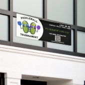 Pickleball Tournament Dill Pickle Team Game Event Spandoek (Buitenkant Gebouw)