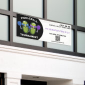 Pickleball Tournament Dill Pickle Team Game Event Spandoek (Buitenkant Gebouw)