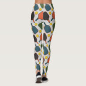 Pickleball Tournament Paddle Ball Court Leggings (Achterkant)