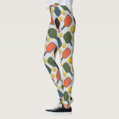 Pickleball Tournament Paddle Ball Court Leggings (Links)