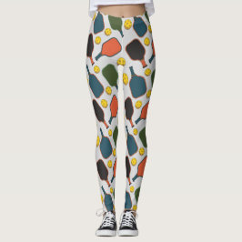 Pickleball Tournament Paddle Ball Court Leggings