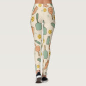 Pickleball Tournament Paddle Schoenfles Leggings (Achterkant)
